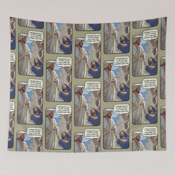 Item preview, I already told you - Jesus, latte, funny (#03) designed and sold by SolidEarthArt.