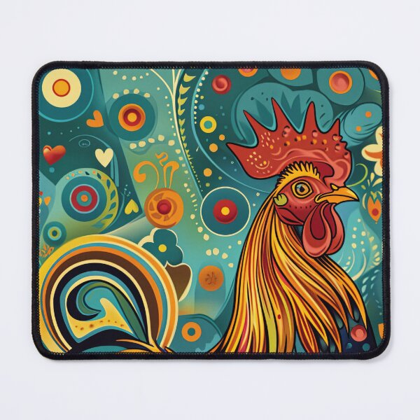 Item preview, Folk Art Rooster designed and sold by OccultDreams.