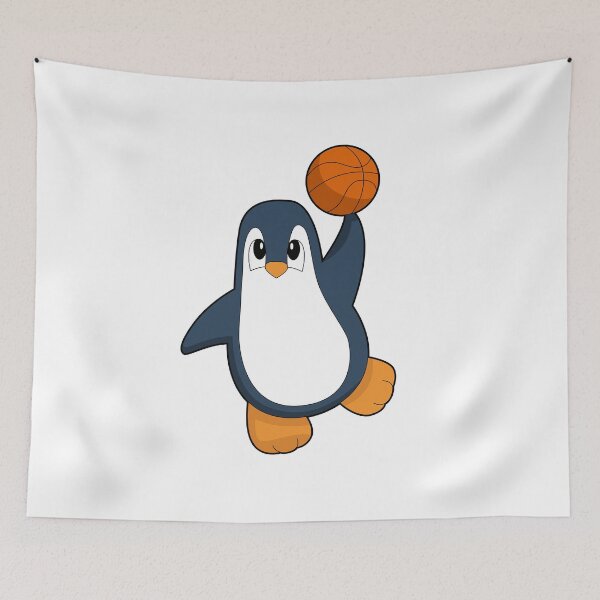 Item preview, Penguin Basketball player Basketball designed and sold by Snabdesign84.