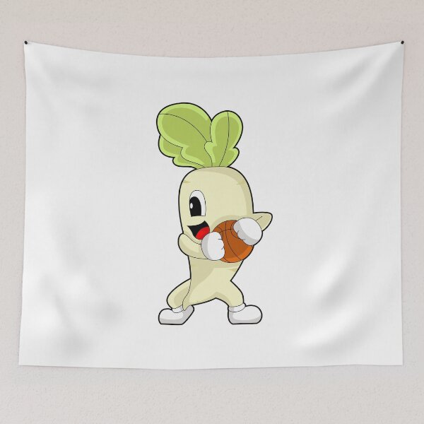 Item preview, Radish Basketball player Basketball designed and sold by Snabdesign84.