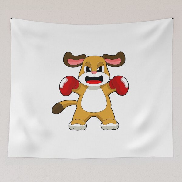 Item preview, Dog Boxer Boxing gloves Boxing designed and sold by Snabdesign84.