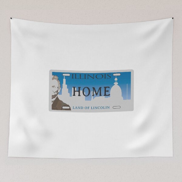 Item preview, Illinois State License Plate designed and sold by US States Merch.