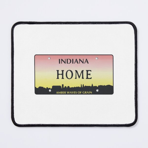 Item preview, Indiana State License Plate designed and sold by US States Merch.