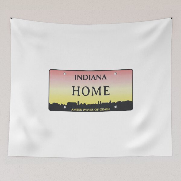 Item preview, Indiana State License Plate designed and sold by US States Merch.