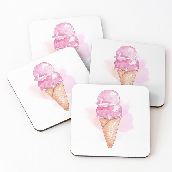 Item preview, Strawberry Ice Cream Cone designed and sold by Ideas-BYDESiGN.