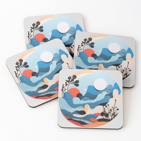 Item preview, Abstract Nature Artwork with Simple Shapes designed and sold by Sadia  Jannat.