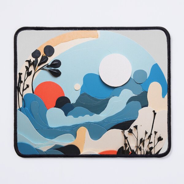 Item preview, Abstract Nature Artwork with Simple Shapes designed and sold by Sadia Jannat.