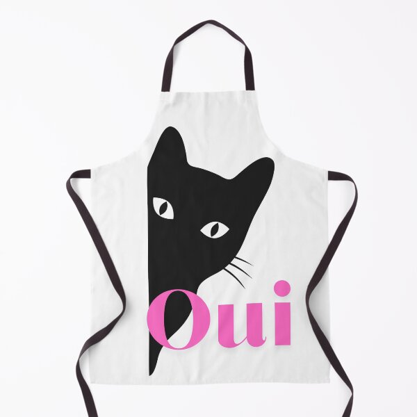 Item preview, Oui - Word in Print and the Black Cat Print in the Design for cat lovers designed and sold by MomonoShop.
