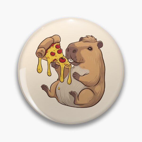 Item preview, Capybara Pizza designed and sold by canvadreamer444.