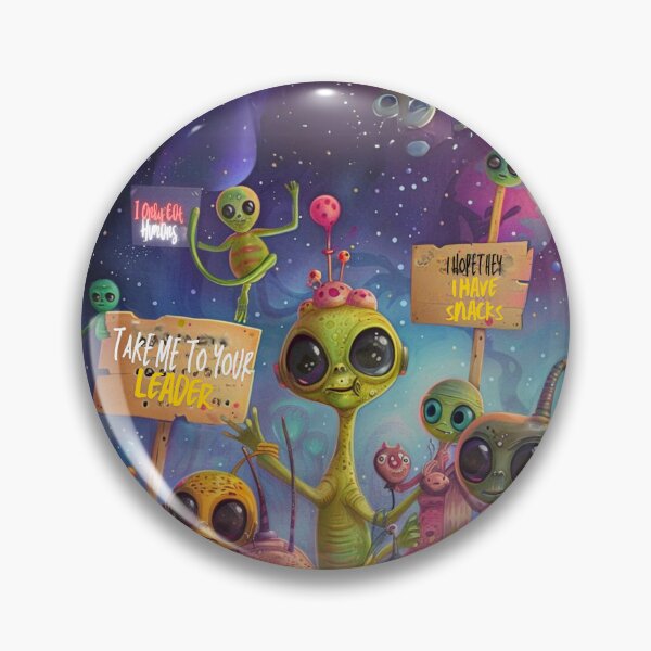 Item preview, Cute Aliens Art designed and sold by Obsidian Ink by Wilshire.