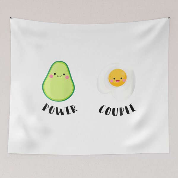 Item preview, Keto Diet Avocado Egg Novelty Power Couple Kawaii designed and sold by EmGai TocXanh.