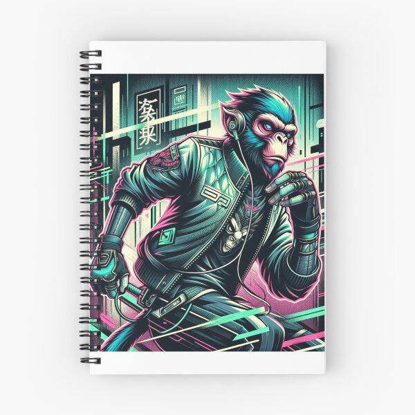 Item preview, Cyber Monkey in Neon City designed and sold by agazub90.