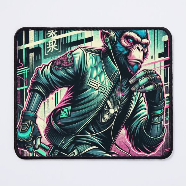 Item preview, Cyber Monkey in Neon City designed and sold by agazub90.