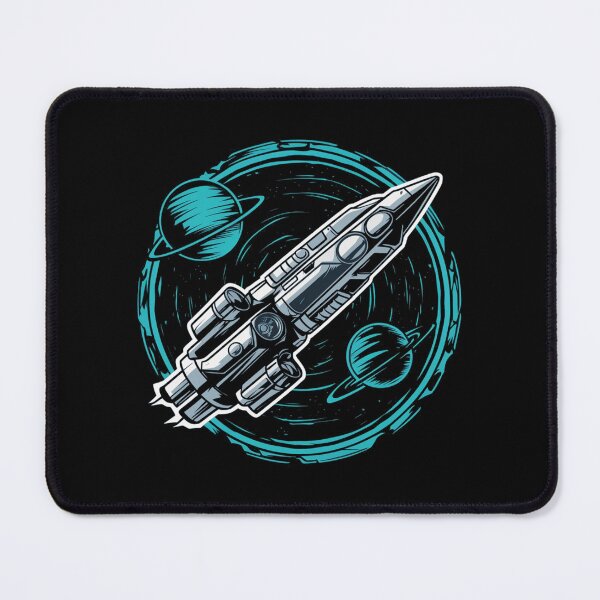 Item preview, A rocket flying in space designed and sold by desinganddecor.