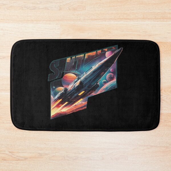 Item preview, A rocket flying in space designed and sold by desinganddecor.