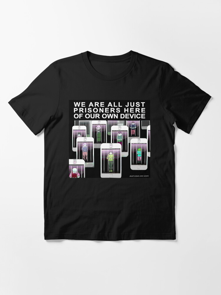Thumbnail 3 of 7, Essential T-Shirt, Prisoners of Our Own Device designed and sold by EyeMagined.