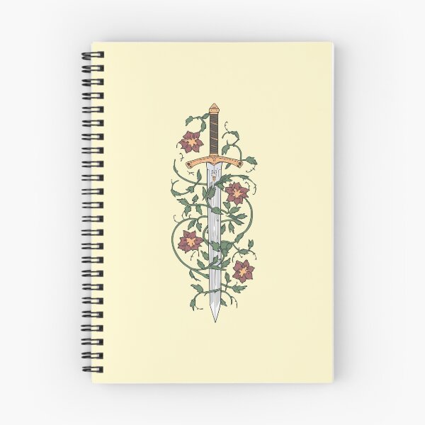 Item preview, Sword With Flowers Design for Men Women Floral Sword Lover -  designed and sold by PurpleLoveStore.