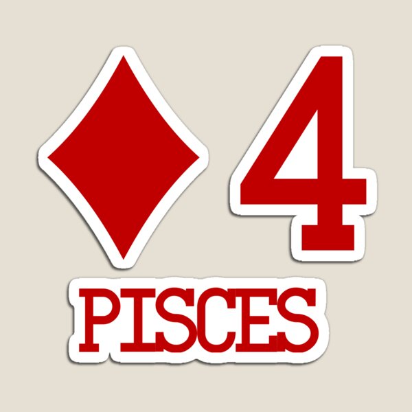 Item preview, 4 Card Pisces designed and sold by ZodiacSyndicate.