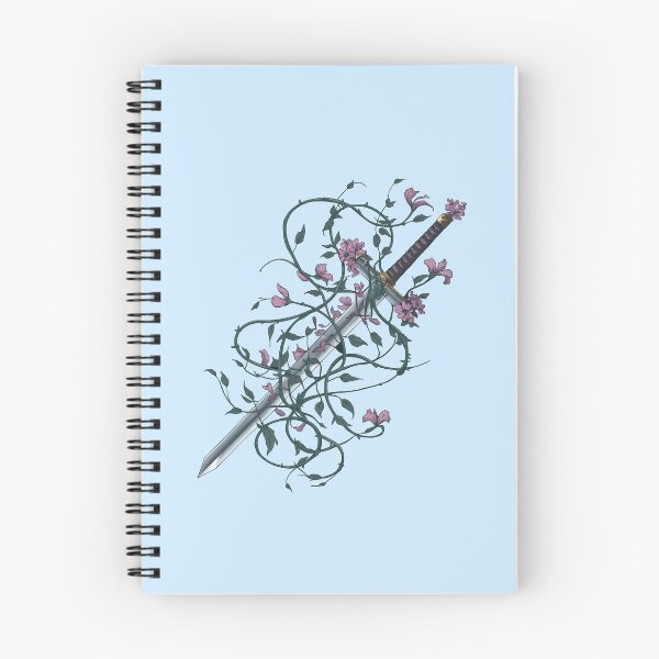 Item preview, Sword With Flowers Design for Men Women Floral Sword Lover -  designed and sold by PurpleLoveStore.