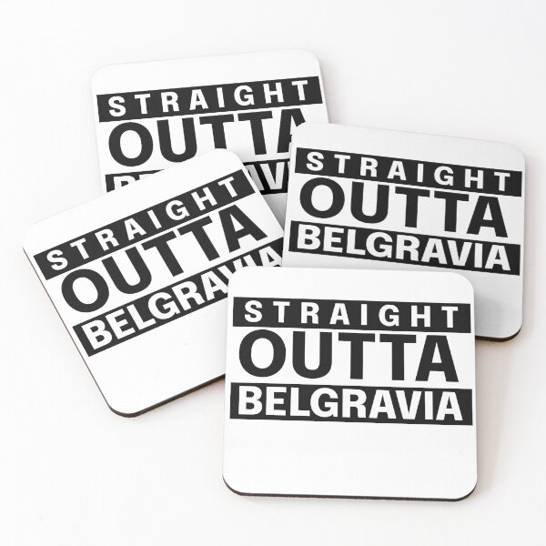 Item preview, Straight Outta Belgravia. designed and sold by GrufTee.
