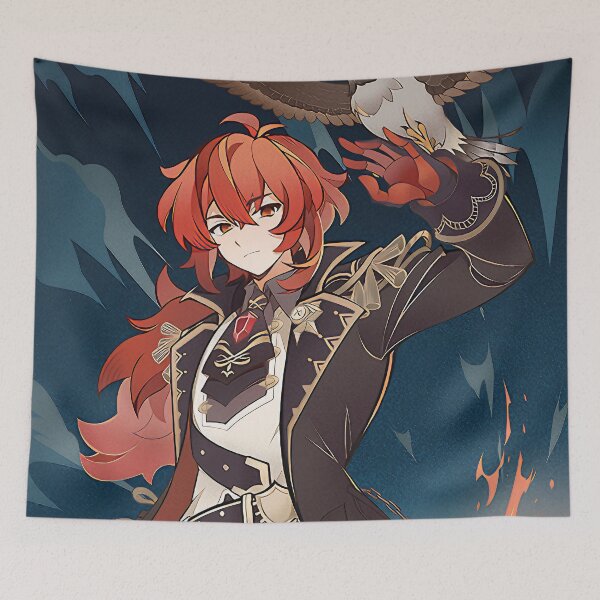Item preview, Diluc | Genshin Impact designed and sold by Verthalies.