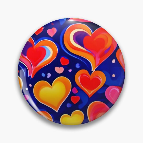 Item preview, Brothel Style: Colorful Hearts designed and sold by Health And Fitness Posts e-Store.