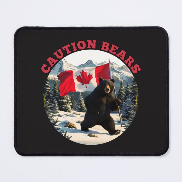Item preview, Caution Bears : Celebrate Canada Day in Style designed and sold by elynne9.