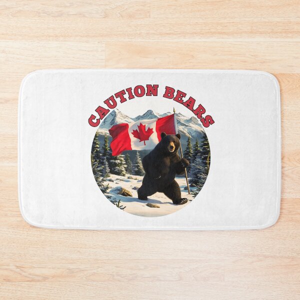 Item preview, Caution Bears : Celebrate Canada Day in Style designed and sold by elynne9.