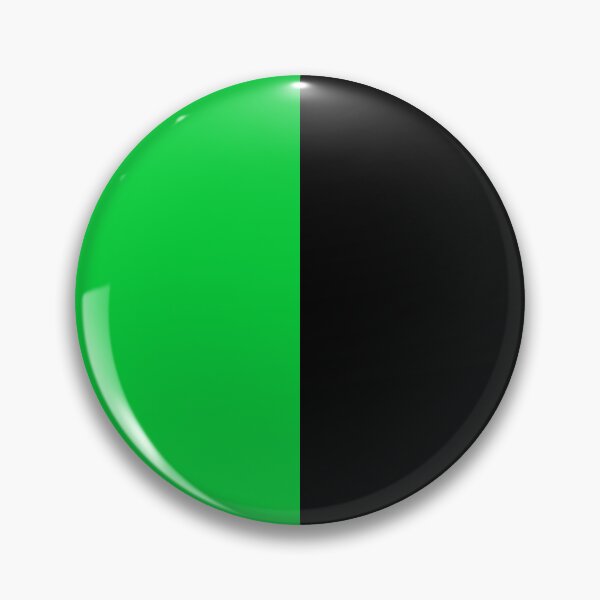 Item preview, Black Green Two Tone Color Split designed and sold by PatternTitan.