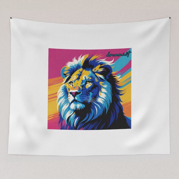 Item preview, Lion Head Retro  designed and sold by DreamistStore.