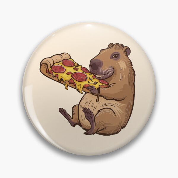 Item preview, Capybara Pizza designed and sold by canvadreamer444.