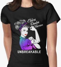 Ehlers Danlos Syndrome Warrior Unbreakable - Awareness Shirt Women's Fitted T-Shirt