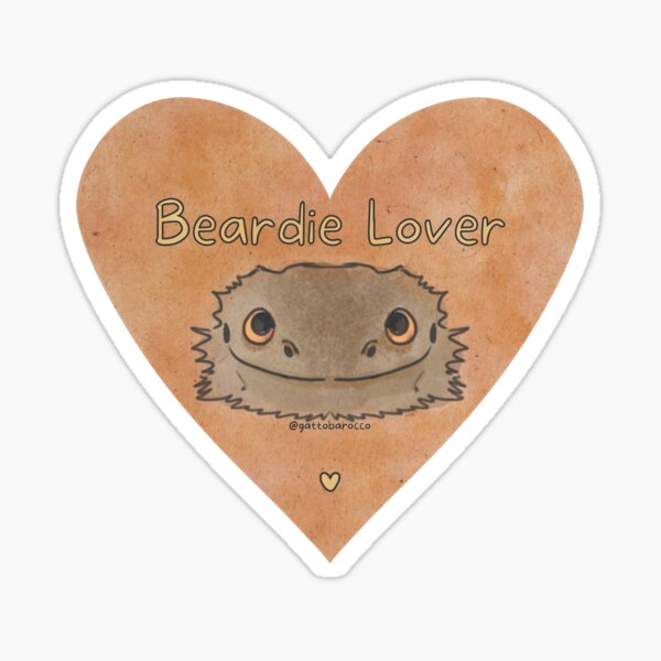 Item preview, Beardie Lover designed and sold by gattobarocco.