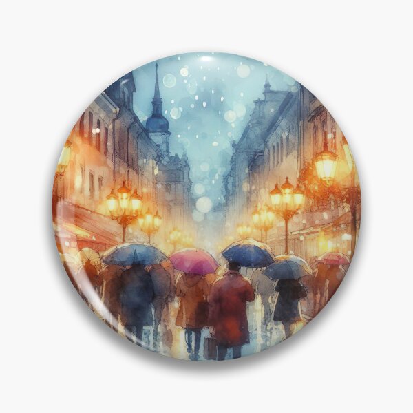 Item preview, Rainy Street designed and sold by ColourWonder.