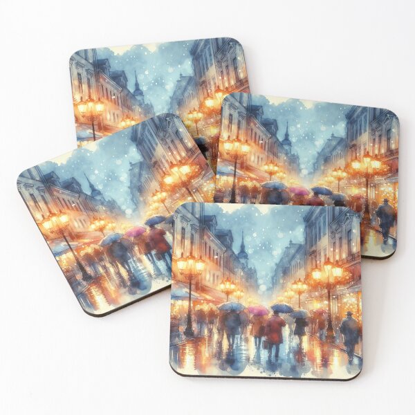 Item preview, Rainy Street designed and sold by ColourWonder.