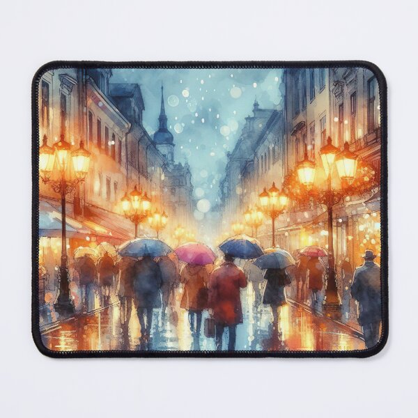 Item preview, Rainy Street designed and sold by ColourWonder.