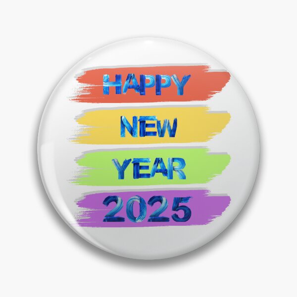 Item preview, happy new year, 2025, colorful designed and sold by Numbers-Art.