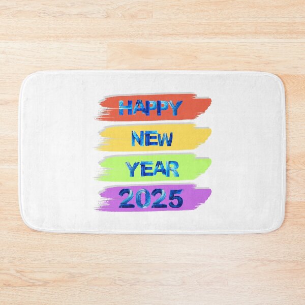 Item preview, happy new year, 2025, colorful designed and sold by Numbers-Art.