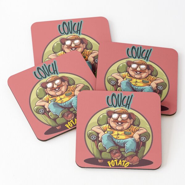 Item preview, Couch Potato: Fun Cartoon Logo designed and sold by PurpleMoss.