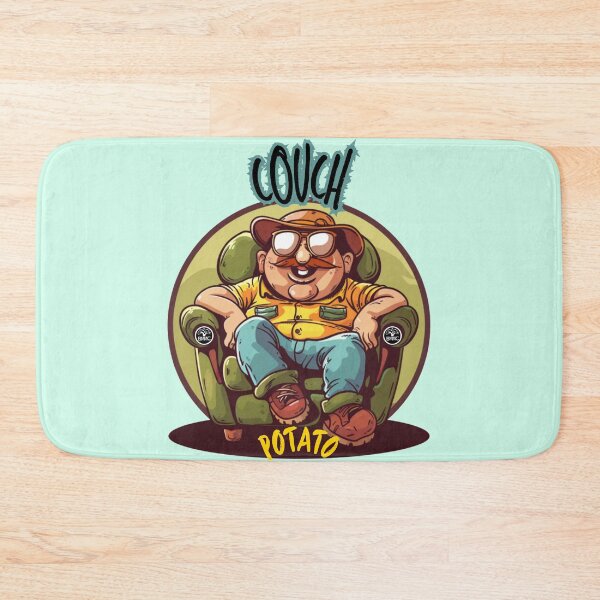 Item preview, Couch Potato: Fun Cartoon Logo designed and sold by PurpleMoss.