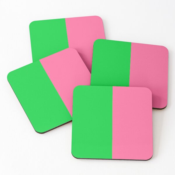 Item preview, Pink Green Two Tone Color Split designed and sold by PatternTitan.