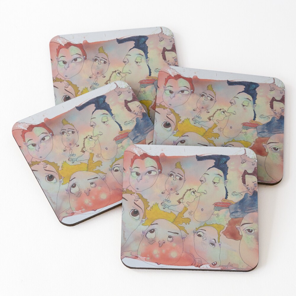 Item preview, Coasters (Set of 4) designed and sold by Rorschach68.