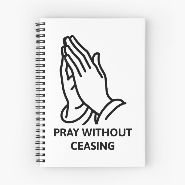 Item preview, Pray Without Ceasing Black And White Prayer Hands designed and sold by PMCreative.