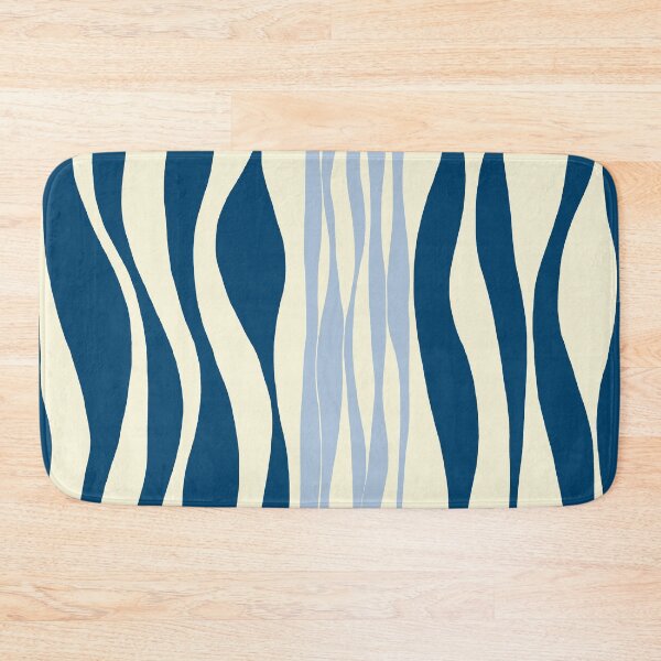 Item preview, Ebb and Flow in Dark Blue, Light Blue and Cream designed and sold by LAEC-Shop.