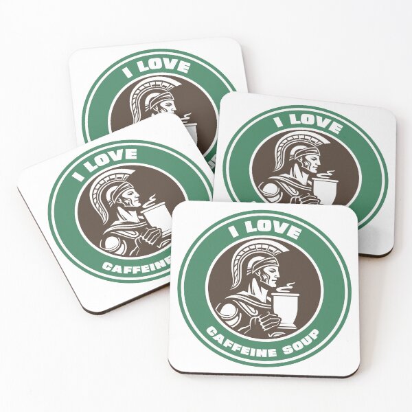 Item preview, I Love Caffeine Soup , Roman designed and sold by GrufTee.