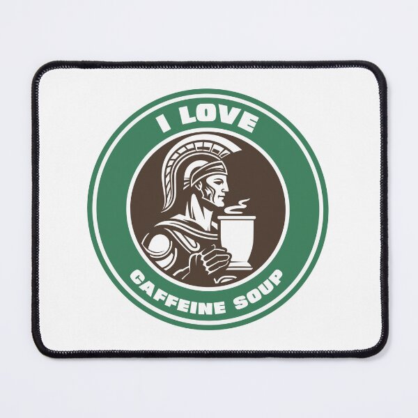 Item preview, I Love Caffeine Soup , Roman designed and sold by GrufTee.