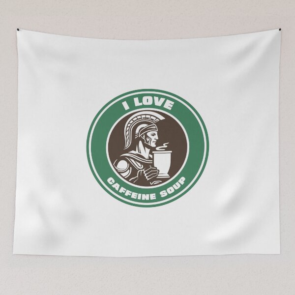 Item preview, I Love Caffeine Soup , Roman designed and sold by GrufTee.