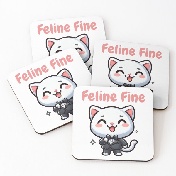 Item preview, Cute fancy cat feline fine designed and sold by DudzDesignz.