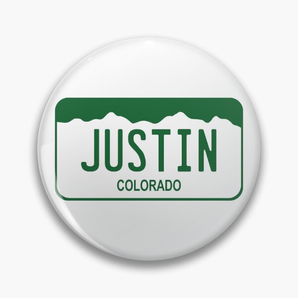 Item preview, Colorado License Plate - Justin designed and sold by rracheell.