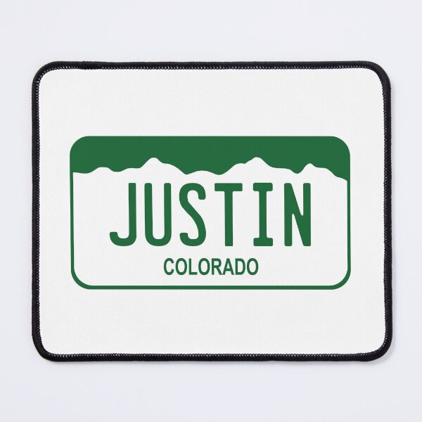 Item preview, Colorado License Plate - Justin designed and sold by rracheell.
